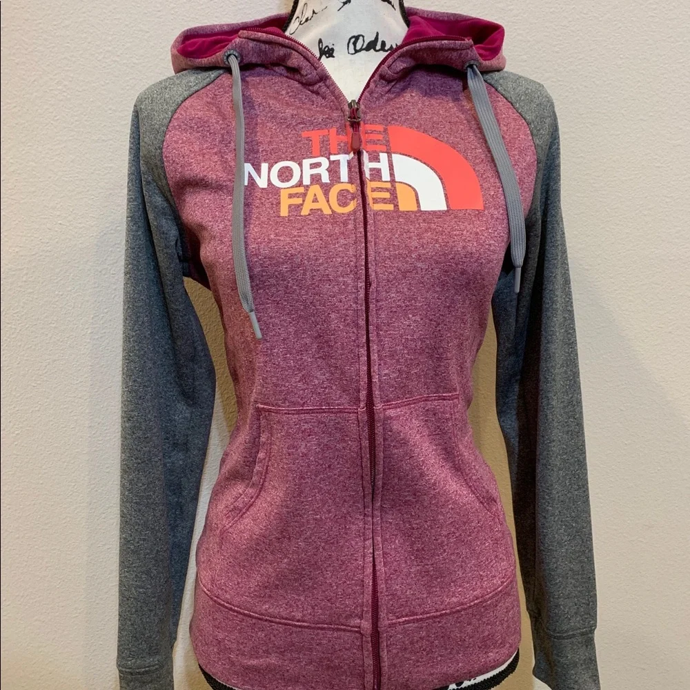 North Face Logo Hoodie Sweatshirt Athletic Zip Jacket Athleisure Graphic Shirt